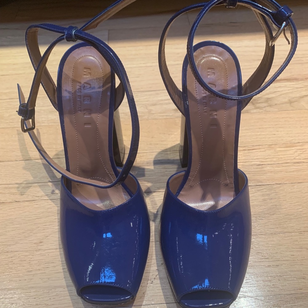 Marni Ankle Strap Sandal Pumps